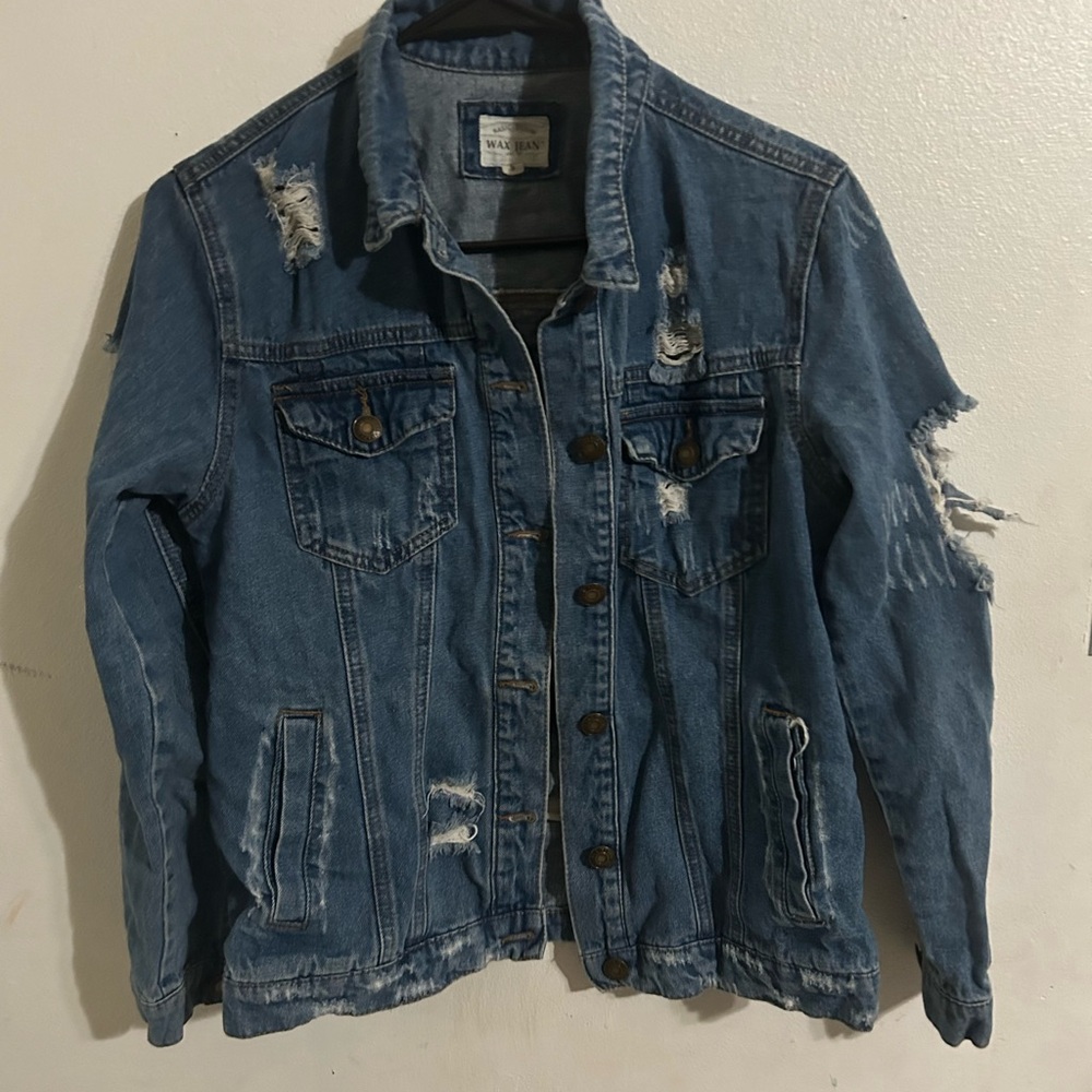 Women's Basic Denim WAX JEAN Jacket Size small